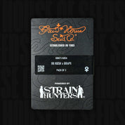 Green House Seeds Packung mit der Bezeichnung King's Kush, mit Powered by Strain Hunters.