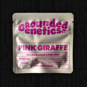 Grounded Genetics Pink Giraffe Packung mit 7 feminisierten Samen.