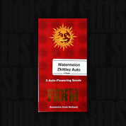 Rotes Watermelon Zkittlez Auto Paket von Barney’s Farm mit Sonnenlogo